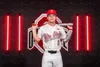 Ohio State Buckeyes 1900 -talets throwback uniformer Kade Kern Tyler Pettorini Wyatt Loncar Josh McAlister George Eisenhardt NCAA College Baseball Jersey