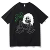 Herr t-shirts bladee 333 hip hop trend skate dränering gäng t shirt män kvinnor mode konstnärlig känsla t-shirt rolig tshirt casual lösa tees topps 230321