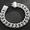 Charm Bracelets Polished Stainless Steel 1314MM Men's On Hand Chain Man Bracelet Chic Style Men's Bracelets Jewelry Accessory Engraveable 230320