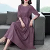 Robes Décontractées Printemps Été Vintage Français Longue Robe De Soirée Unif Longues Femmes Casual Dresse Robe Coréenne Chic Vêtements Haute Coton Lin Robes 230321