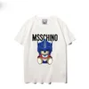 Men's T-Shirts Men's T-Shirts Moshino Mens T Shirts Designer Brand Mosshno letter Little Bear Pattern Summer t shirt Fashion High Qualitys Casual Soft 0EHW