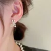 Charme Nouveau 18k Plaqué Or Zircon Lapin Boucles D'oreilles Doux Design De Mode Boucles D'oreilles Mignon Personnalité Boucles D'oreilles Quotidiennes En Gros Femme G230320