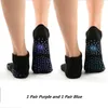 Women Socks 4 Pair MEIKAN Brands Summer Anti Slip Pilates Sock Silica Gel Particle Skid High Quality Low Cut