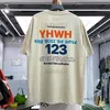 Koszulki męskie duże RRR123 T Shirt Mężczyźni Kobiety Wysokiej jakości vintage Casual Summer Style Tee Tops Men Ubranie T230321