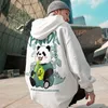 Chaquetas de los hombres Kawaii Vintage Anime panda Print Hoodies Funny Mens Casual manga larga con capucha sudaderas Hombre Tallas grandes ropa y2k hombre Ropa 230321