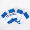 Dog Apparel Pet Winter Anti-Slip Socks Small Cat Dogs Knit Warm Chihuahua Tjockt Protector Soft Breatble Colorful Söt