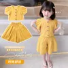 Kleidung Sets Mädchen Sommer Anzug 2023 Kinder Baumwolle Kleidung Kinder 2 stücke Set Baby Casual Wear Kleinkind Outfits Für 2-9 jahre