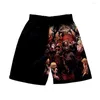 Heren shorts Overlord Seizoen 4 Merch Summer Women/Men Elastische taille Streetwear Kawaii Beach Anime Pants