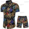 MEN MENTURITS UPLOSTION MANESS Summer Designer Suits Super Seaside Holday Shorts مجموعات الملابس 2PCS Tracksuits T230321