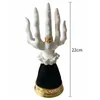 Other Event Party Supplies Witch Hand Candlestick Halloween Decor Resin Candle Holder Gothic Decor Candle Holder Witch Hand Stand Golden Holiday Decoration 230321
