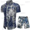 MEN MENTURITS UPLOSTION MANESS Summer Designer Suits Super Seaside Holday Shorts مجموعات الملابس 2PCS Tracksuits T230321