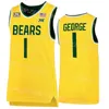 Baylor Bears Basketball 10 Makai Mason Jersey College 20 Manu Lecomte 15 Johnathan Motley 2 Taurean Prince 55 Pierre Jackson University Aufgenäht NCAA Männer Kinder Frauen