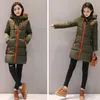 Femmes Trench Coats Parka Lady Hiver À Manches Longues Femme Coton Pardessus Casual Vestes À Capuche Zipper Chaud Parkas Femmes De Base