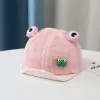 Chapeaux enfants chapeau dessin animé grenouille été pleine maille visières Super mignon garçons et filles bébé extérieur parasol doux