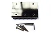 65mm Chrome 6 Saddle Hardtail Guitar Bridge Top Load Perfect for Electric Guitar Free Shipping