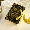 Other Event Party Supplies LBSISI Life 10pcs Muslim Book Shape Gift Box For Candy Cookie Packaging EID Mubarak Islamic Festival Party Decoration Supplies 230321