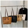 nxy Large Capacity Women Tote Shoulder Bags New Fashion Underarm Handbags Simple Casual Solid Color Bags Made of Leather 230308