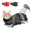 Katzenkostüme, Netz-Haustier-Badetasche, Katzenpflege- und Waschbeutel, kein Kratzen, verstellbares Zubehör, sauberes Nagelschneiden