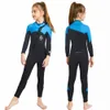 Wetsuits Drysuits Çocuklar kalın mayo çocuklar sörf neopren wetsuit sualtı tüplü dalış takım elbise erkek denizanası mayo kızlar banyo takım elbise 230320