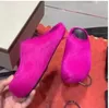 Fashion Fur Slippers Women Round Toe Horse Hair Slides Female Mohair Black Rose Red Green Mules Shoes Flat Half Slipper Woman Casual plush shoes 37 39 38 40 41 42 43 44 03