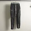 Men Pants Black Sweatpants Zipper Pants Casual Pants Straight Women Pants Men Streetwear Men Causal Pants