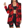 Ternos femininos Terno do Blazer de Camuflagem Blazers Skull Floral Lady Lady Long Beer Botty Dropship Plaid Impresso por atacado Casaco de tamanho grande 230321