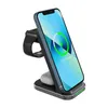 W75 Wireless Charger Stand Dock 3 in 1 Schnelle Qi Wireless Ladestation für iPhone 14 13 12 11 Pro Max Airpods 2 3 Pro Apple Watch 7/6/SE/5/4/3/2