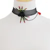 Choker Vintage Lace Multiple Necklace & Pendant Gothic Spider For Women Accessories False Collar