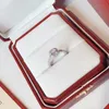 diamants legers anillo para mujer diseñador para hombre diamante plata fina Chapado en oro 18K T0P calidad más alta calidad de contador moda lujo premium regalos 010