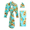 Sleep Lounge Autumn Pregnant Women's Clothing Suits Bathrobe Baby Swaddling FourPieces Sets Outifits For Maternity Clothes 230320
