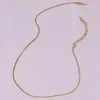 Pendant Necklaces Kpop Women Neck Chain Gold Color Choker Necklaces Thin Chain On The Neck Minimalist Pendant Jewelry 2022 Chocker Collar For Girl Z0321