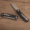 1 pièces couteau pliant de poche D2 Satin Tanto Point lame CNC G10/tôle d'acier inoxydable poignée roulement à billes Camping en plein air randonnée pêche EDC couteaux