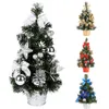 Kerstdecoraties 40 cm Holiday Art Craft El Festival Simulation Party PO Prop Mini Tree Home Decor Desktop Ornamenten Gift PVC