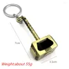 Keychains Hammer Beer Opener Keychain Shield Keyring Chains Key for Men Car Jewelry Gifts