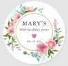 Other Event Party Supplies Custom Wedding Stickers Personalized Design Your Name Candy Gift Box Birthday Party Gift Tags 230321