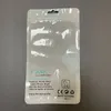 12*21 cm transparent klar blixtlåsväska med hanghål för iPhone 14 13 8 7 6S plus fall täcker detaljhandelspåse för Samsung S9 S10 -fodral