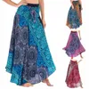 Rokken mode zomer lange bodem boho vintage print maxi vrouw kleren harajuku saia jupe femme bohemian faldas 230321