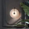 مصباح الجدار شمعدانات الشمال الإضاءة لاعبا اساسيا LED الرخام القمر السرير بجانب الإضاءة الداخلية الإضاءة المنزل ديكور غرفة نوم الحديثة البسيطة