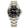 مصممة المرأة wristwatch 904L GMT Mens الساعات عالية الجودة ميكانيكية ملحقات الموضة الأزياء الأعمال الفاخرة ساعة سوداء البساطة SB012 C23