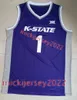 Keyontae Johnson Markquis Nowell Kansas State Basketball Jersey David N'Guessan Tykei Greene Cam Carter Anthony Thomas Custom Kansas State Wildcats Jerseys