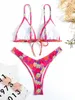 Sexy Brazilian swimwear mini bikini two-piece women's beach wear bather 2023