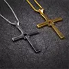 Chaînes Croix Pendentif Collier The Fast And Furious Dominic Toretto Mode Film Bijoux En Acier Inoxydable Jésus Mâle Colliers GiftChains