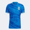 قمصان كرة قدم إيطالية 2023 إصدار المشجعين ماجلي دا كالتشيو توتي فيراتي تشيزا إيطاليا 23 24 قمصان كرة القدم للرجال تي لورينزو طقم أطفال للرجال زي موحد XXXL 4XL للأطفال
