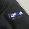Trapstar Blackt-Shirt Men's Tracksuits Man Sumand Summer Summer London Fashion Sports Sports respiráveis ​​Top qualidade Corra de praia Set Sportswear Friends Tirise camiseta