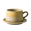 Tasses soucoupes japonais thé à bulles expresso tasse à café ensemble assez créatif Vintage Original petit déjeuner après-midi Tazas verres