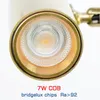 Wall Lamps Golden Light Led Lamp Bronze Adjustable Lights 9W With Switch For Bedroom/Bedside /Aisle/Readroom Indoor Sconce Decora