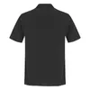 القمصان غير الرسمية للرجال رجالي قميص غير رسمي لأسفل قميص البولينج على الطراز الكوبي غير الرسمي على الأكمام القصيرة القميص القميص المعسكر للأعمال التجارية الشاطئ 230321