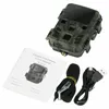 Caméras de chasse Mini caméra de chasse extérieure 4K HD 20MP 1080P Vision nocturne infrarouge Activé par le mouvement Chasse Piège Jeu IP66 Étanche Wildlife Cam 230320