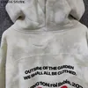 Herrjackor RRR123 hoodie män kvinnor hög kvalitet casual tunga tyg patchwork slips färgämne vintage hiphop streetwear 230321