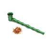 Smoking Pipes Metal aluminum alloy small bamboo shape pipe detachable bamboo pipe portable